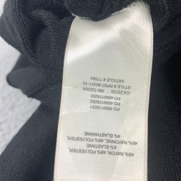 Wilfred free Womens T Shirt Dress Tunic Sz L Stretch Black Oversized Lagenlook - Picture 9 of 11